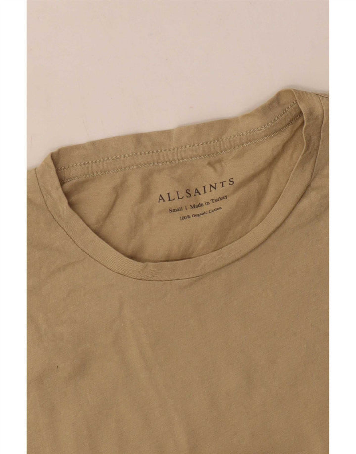Tricou Bărbați All Saints Top Mic Bej Bumbac