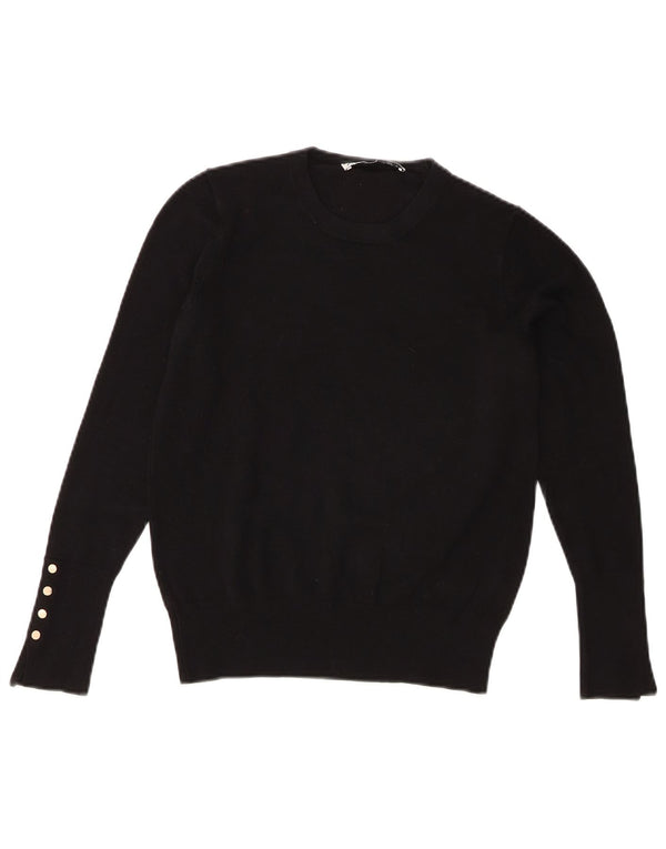 Pulover pentru damă Zara, cu gât turnut, UK 12 Medium Negru