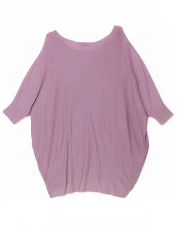 Pulover pentru femei Phase Eight, cu mâneci 3/4, cu gât de barcă, UK 10 Mic Violet
