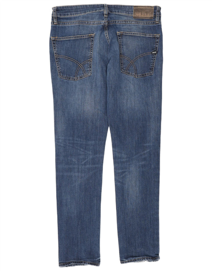 Blugi slim pentru bărbați Gap Distressed W32 L32 Bumbac albastru