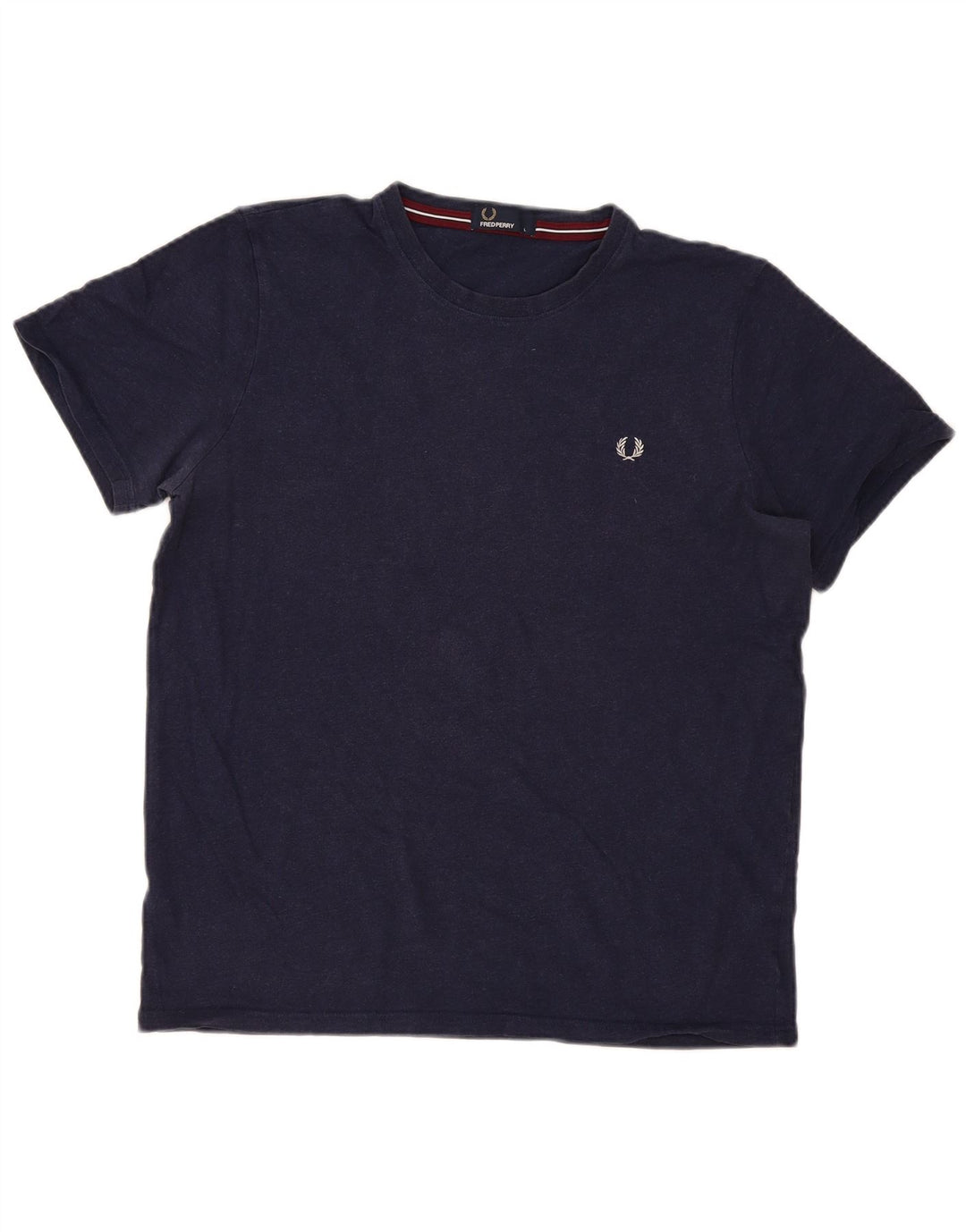 Tricou Fred Perry pentru bărbați Top mare din bumbac bleumarin