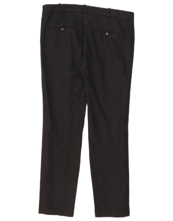 Pantaloni chino slim pentru femei ZARA EU 38 Mici L28 L27 Negri
