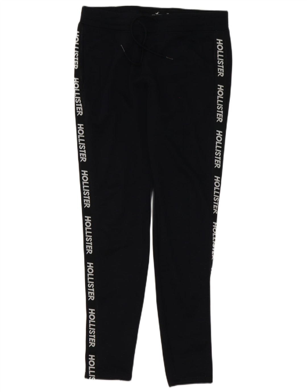 Pantaloni de trening Hollister pentru bărbați cu grafic, bumbac mediu albastru bleumarin