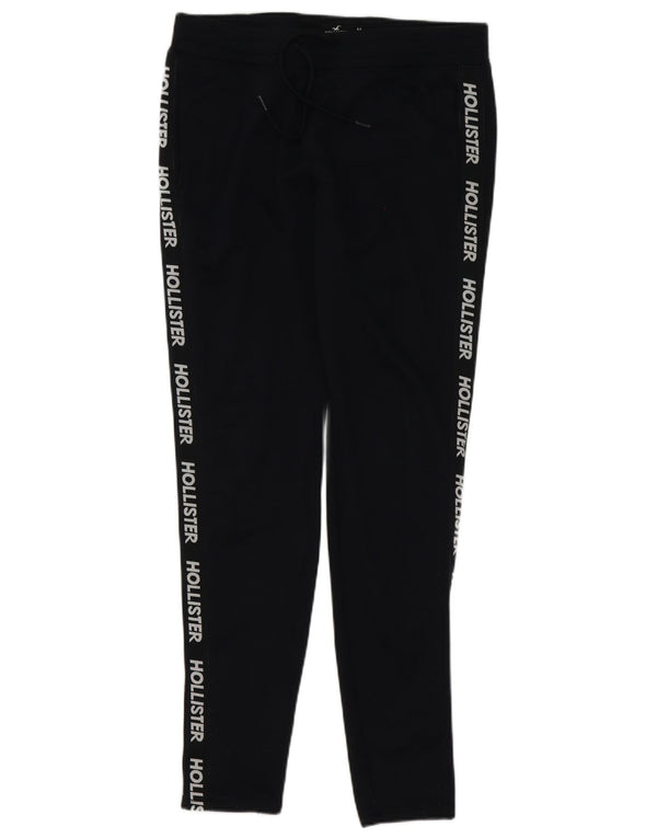 Pantaloni de trening Hollister pentru bărbați cu grafic, bumbac mediu albastru bleumarin