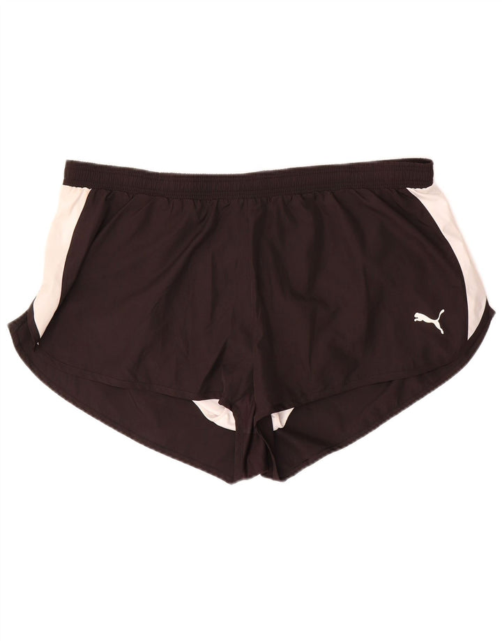 Pantaloni scurți de înot PUMA pentru bărbați XL, negru, poliester color bloc