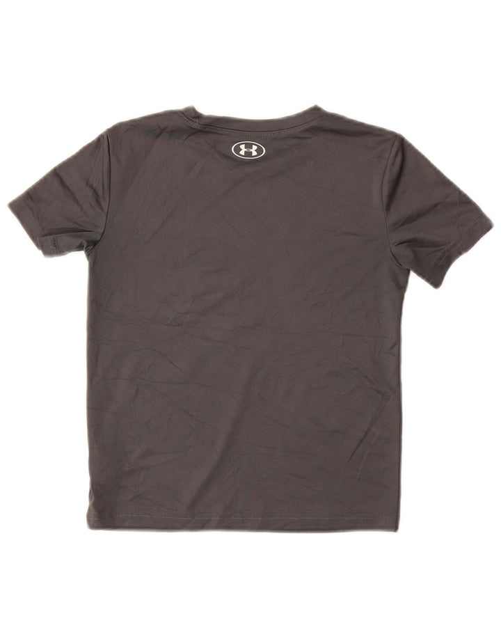 Tricou grafic pentru băieți UNDER ARMOUR Top 5-6 ani poliester gri