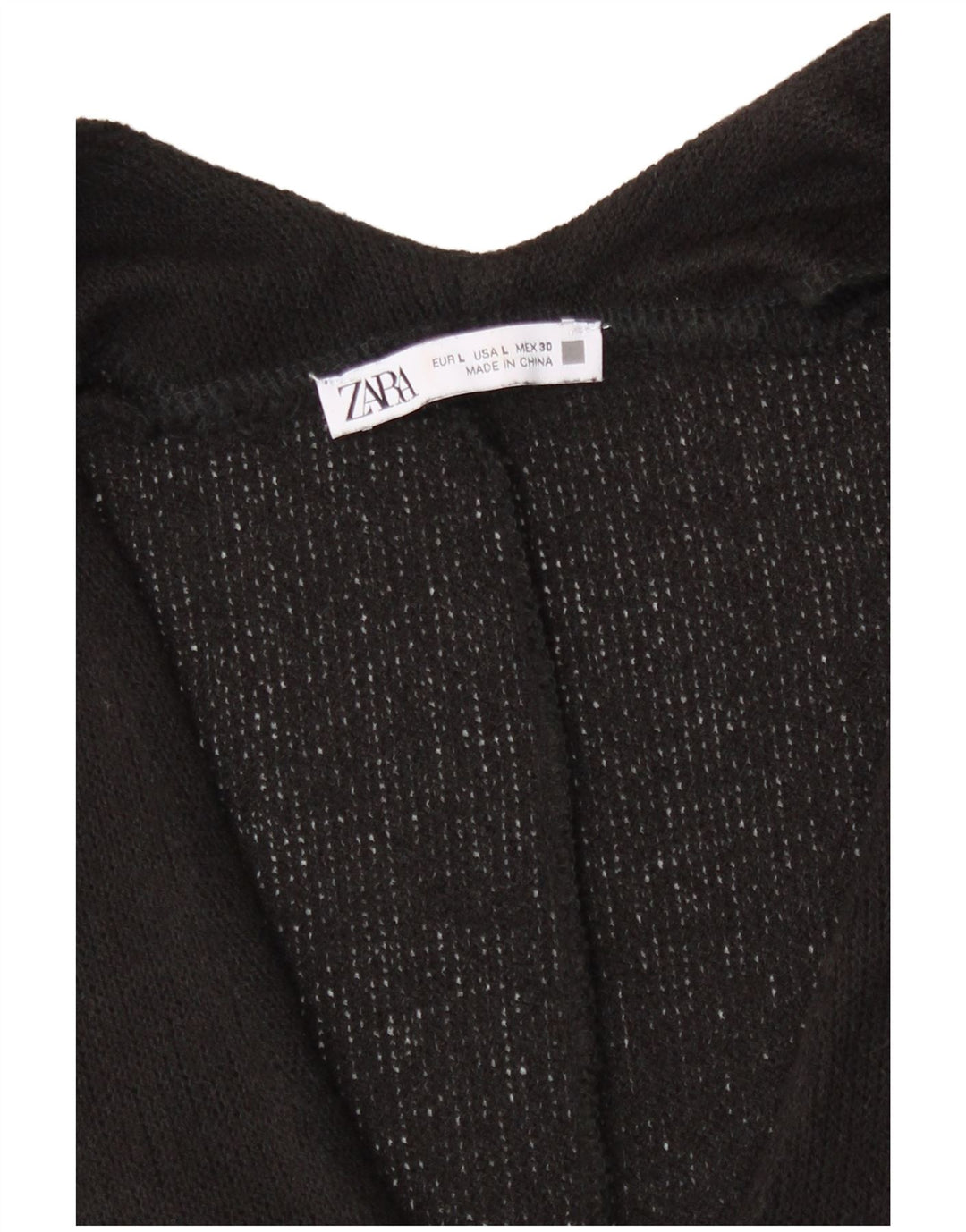 Vesta supradimensionată Zara pentru femei, mare, negru