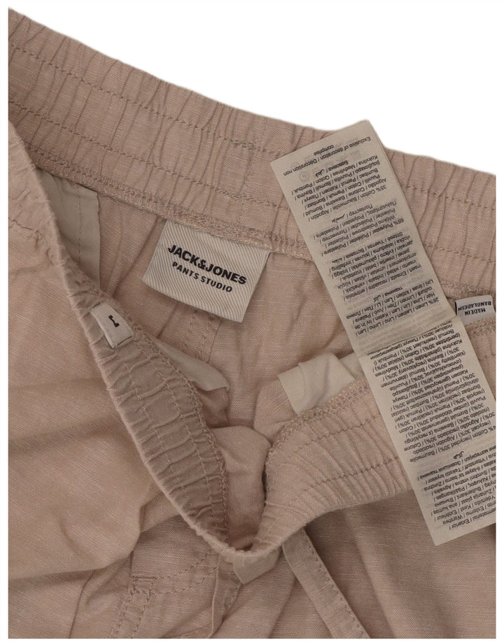 Pantaloni scurți chino Jack & Jones pentru bărbați, medii W32, bumbac gri