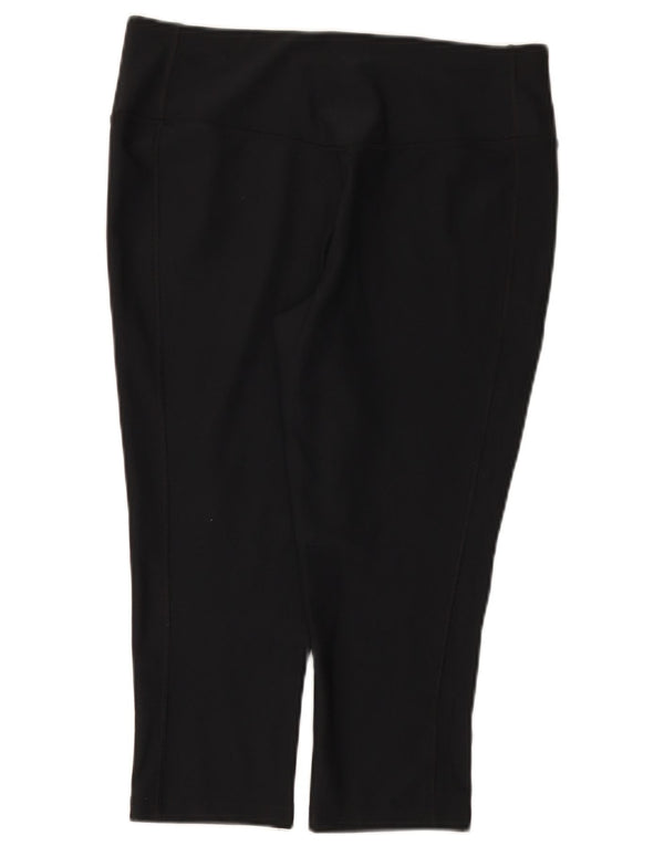 Leggings capri Nike Dri Fit pentru femei UK 14 Poliester negru mare