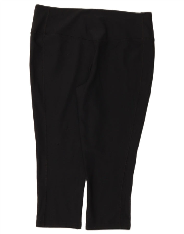 Leggings capri Nike Dri Fit pentru femei UK 14 Poliester negru mare
