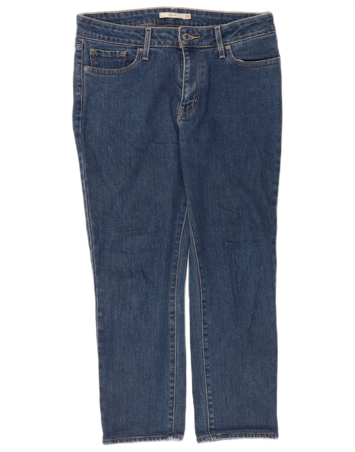 Blugi LEVI'S 712 Crop Slim W29 L24 Bumbac albastru