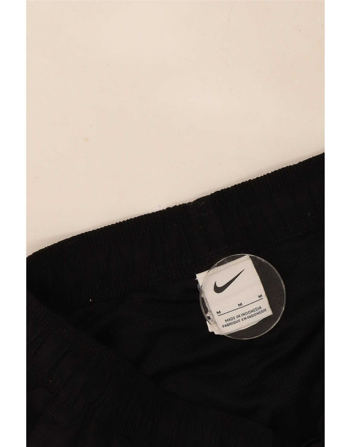 Pantaloni scurți sport Nike pentru bărbați, poliester mediu negru