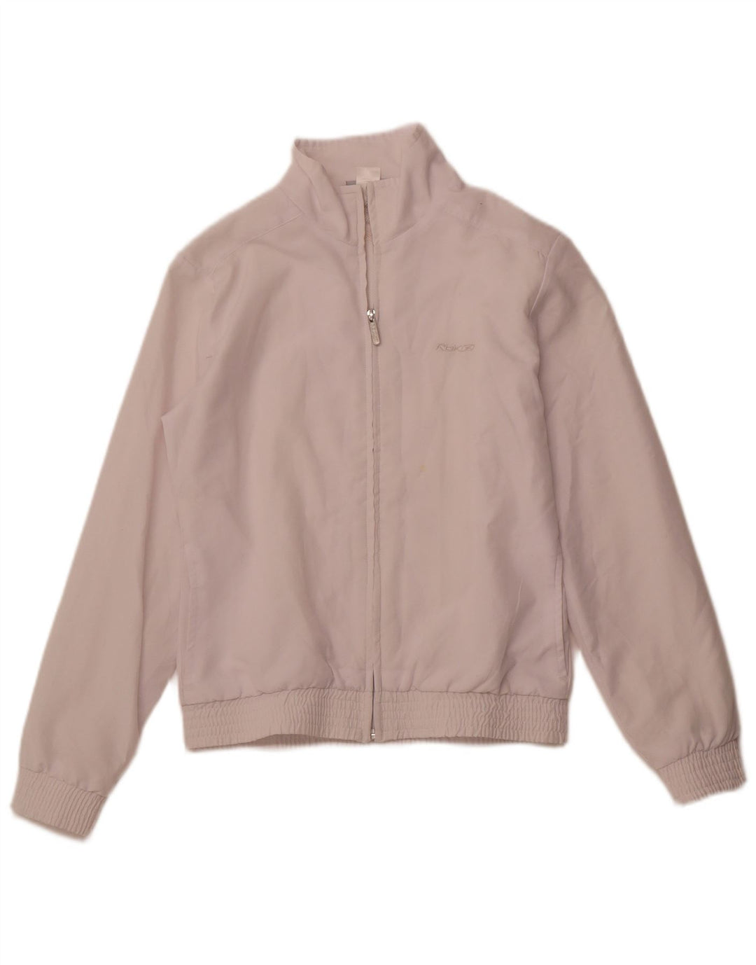 Jachetă de trening pentru femei REEBOK UK 12 Poliester alb mediu