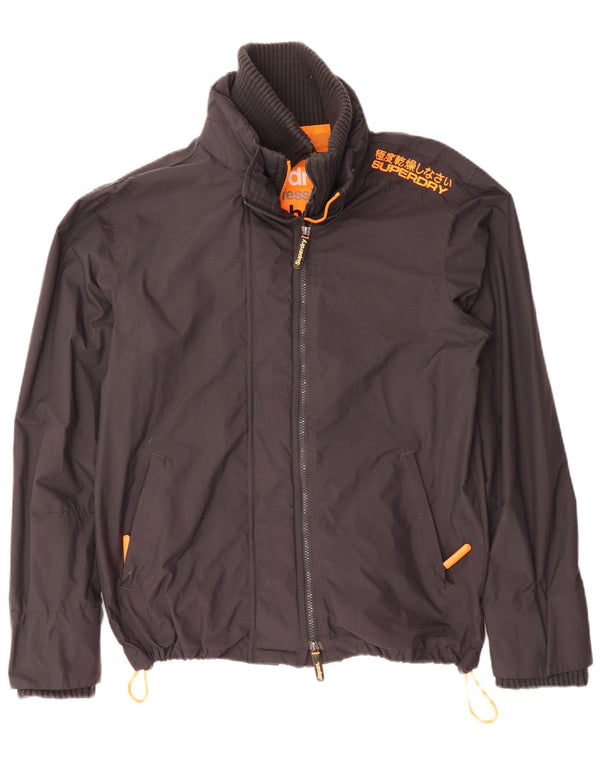 Jachetă Windbreaker pentru bărbați Superdry The Windcheater UK 40, mare, gri, poliester
