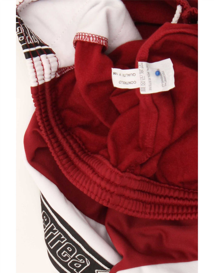 Pantaloni de trening grafic pentru bărbați Errea, mari, din poliester color-bloc, bordeaux