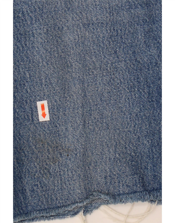Fusta de blugi pentru femei Levi's W25 XS bumbac albastru