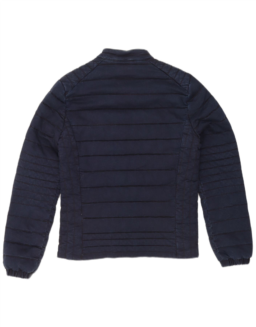 Jachetă căptușită pentru bărbați Guess UK 40 mare, albastru bleumarin, bumbac