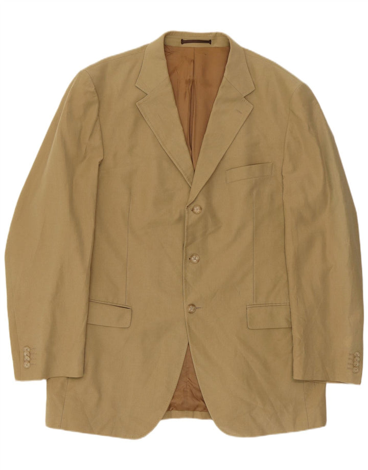 Massimo Dutti Jachetă pentru bărbați cu 3 nasturi EU 56 XL Bej