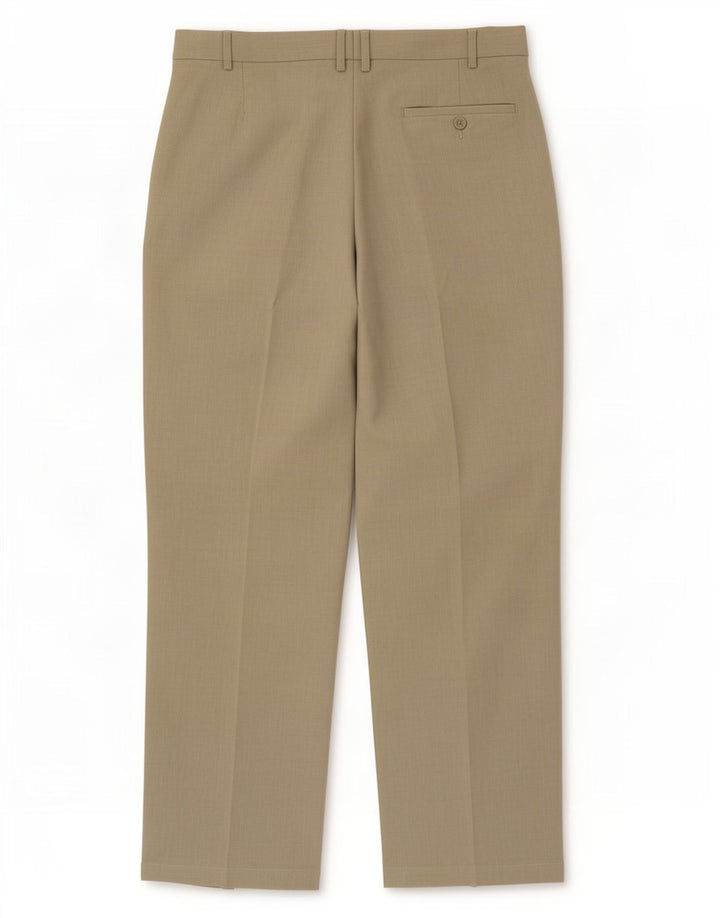 Marks & Spencer Pantaloni drepți pentru bărbați L38 L30 poliester bej