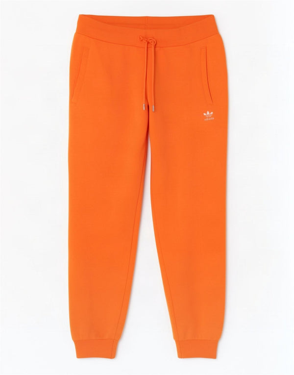 Pantaloni de trening Adidas pentru femei Joggeri UK 12/14 Bumbac portocaliu mediu