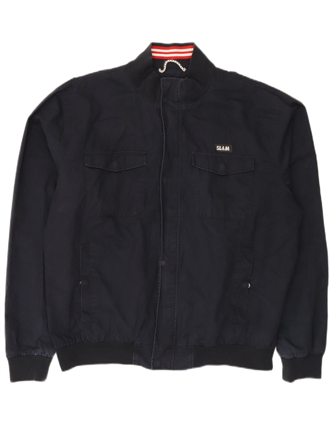 Slam Bomber Jacket pentru bărbați UK 46 3XL Bumbac bleumarin