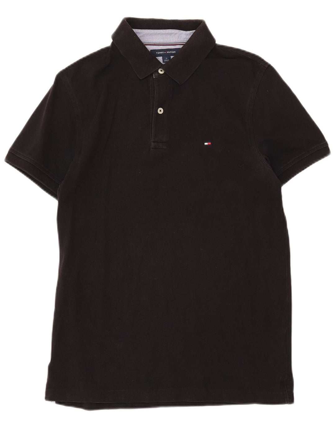 Tricou polo TOMMY HILFIGER pentru bărbați, negru mediu