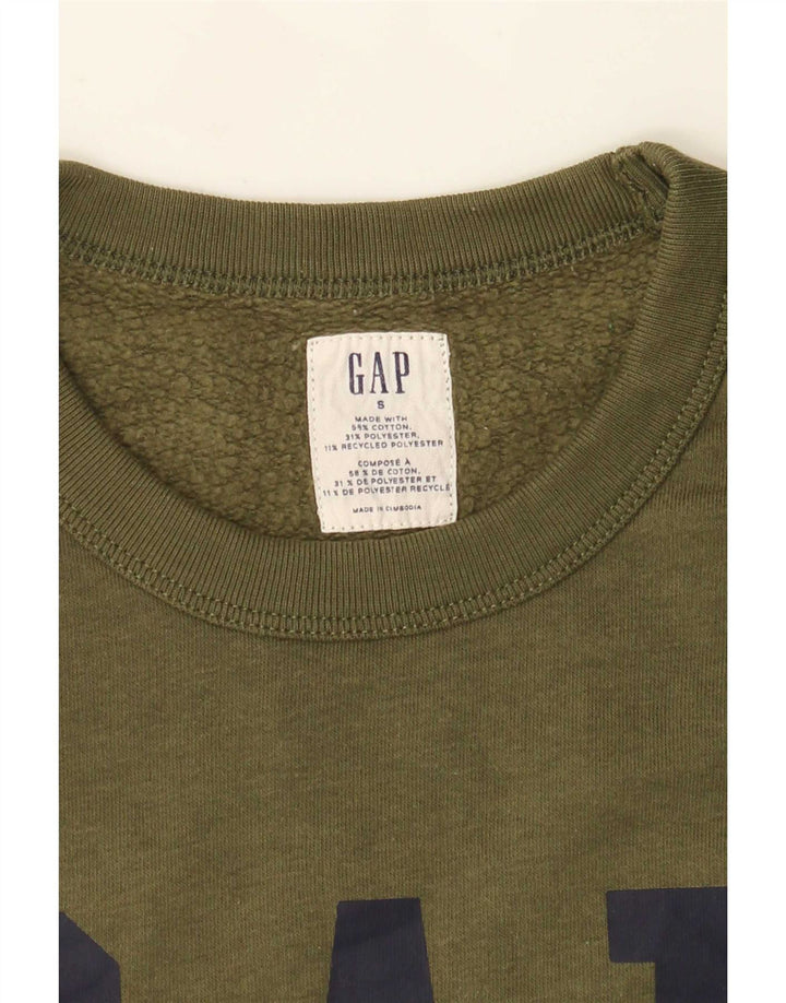 Hanorac grafic Gap pentru bărbați Jumper Mic Kaki Bumbac