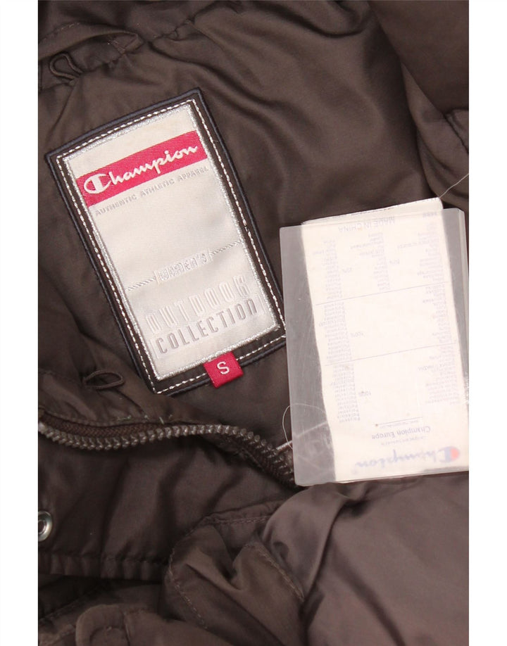 Palton căptușit cu glugă pentru femei Champion UK 10 Poliester maro mic