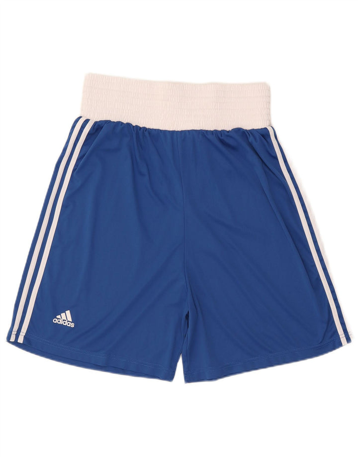Pantaloni scurți sport de box Adidas pentru bărbați, mari, albastru, poliester