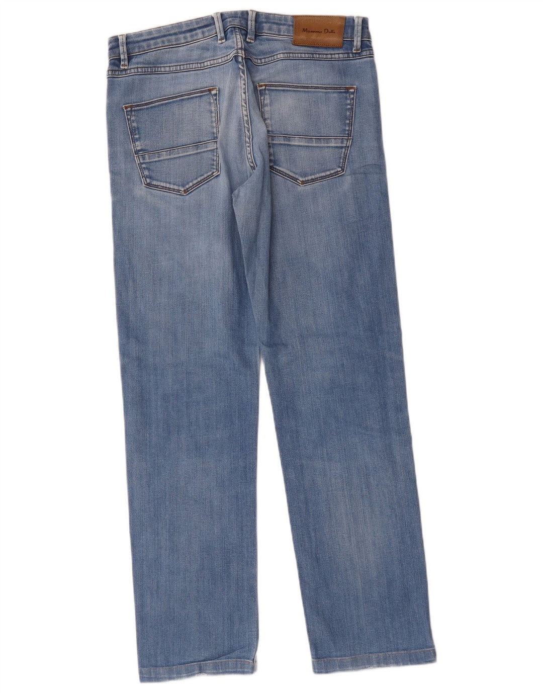 Massimo Dutti Blugi drepti pentru bărbați, cu ajustare lejeră, EU 40 Medium W31 L29 Albastru