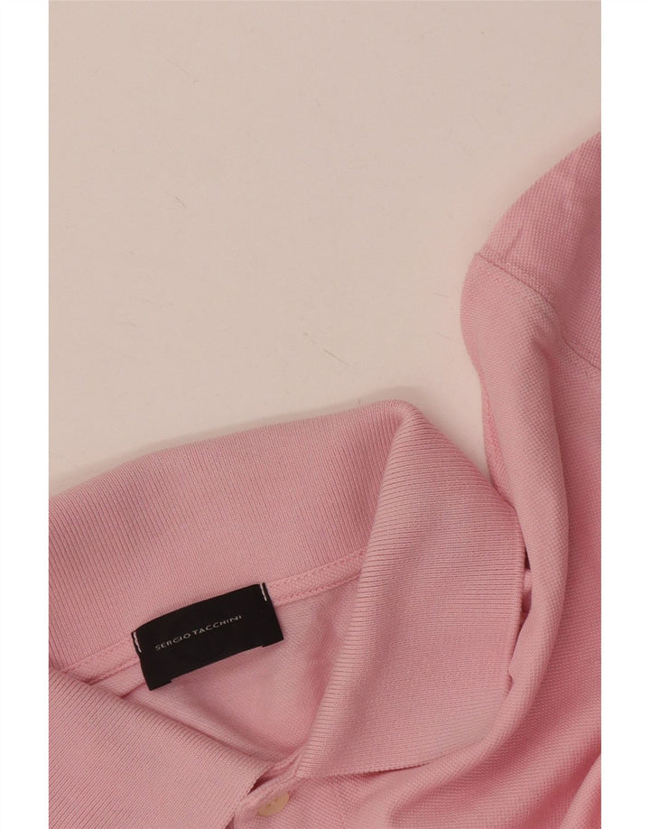 Tricou polo Sergio Tacchini pentru bărbați, roz mediu
