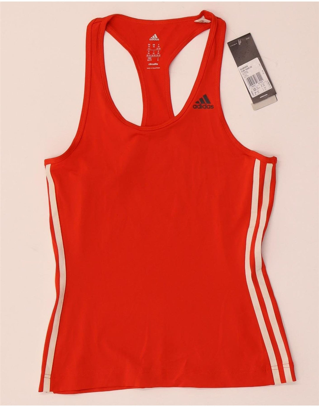 Vestă Climalite pentru femei Adidas UK 4/6 XS poliester roșu