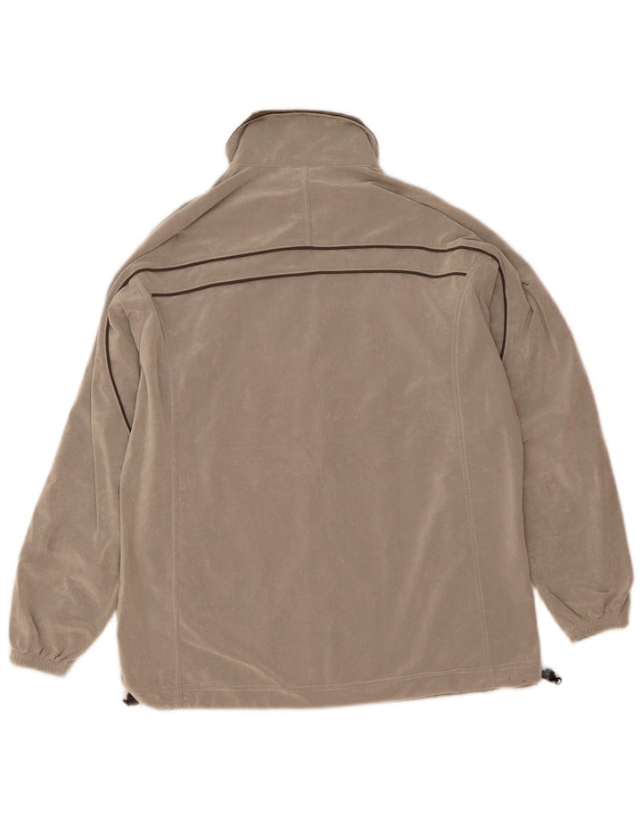 Jachetă de trening pentru bărbați Asics, gri mediu cu dungi