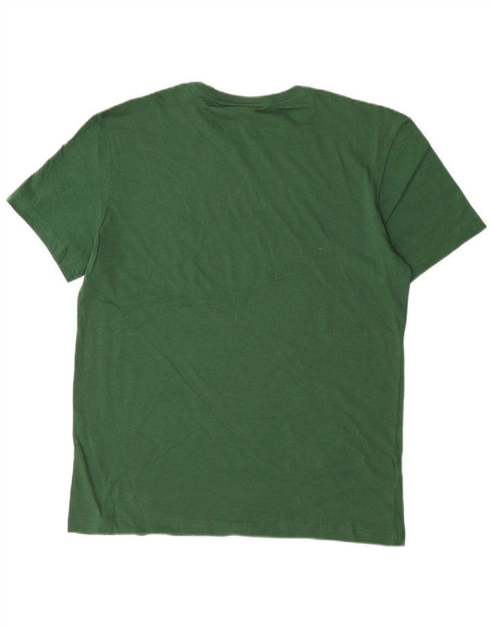 Tricou Lacoste pentru bărbați, cu croiala normală, marimea 5, bumbac verde mare
