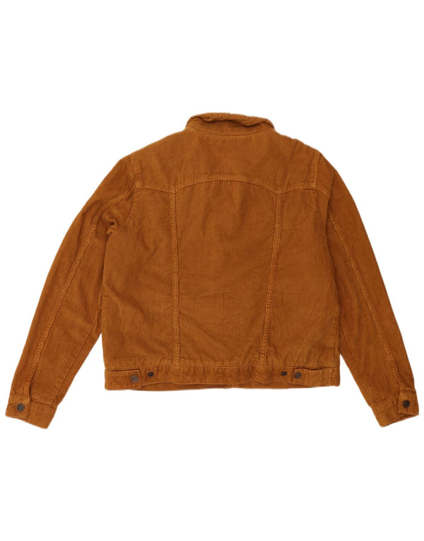 TOPSHOP Jachetă Sherpa din velur pentru femei UK 16, mare, maro, bumbac