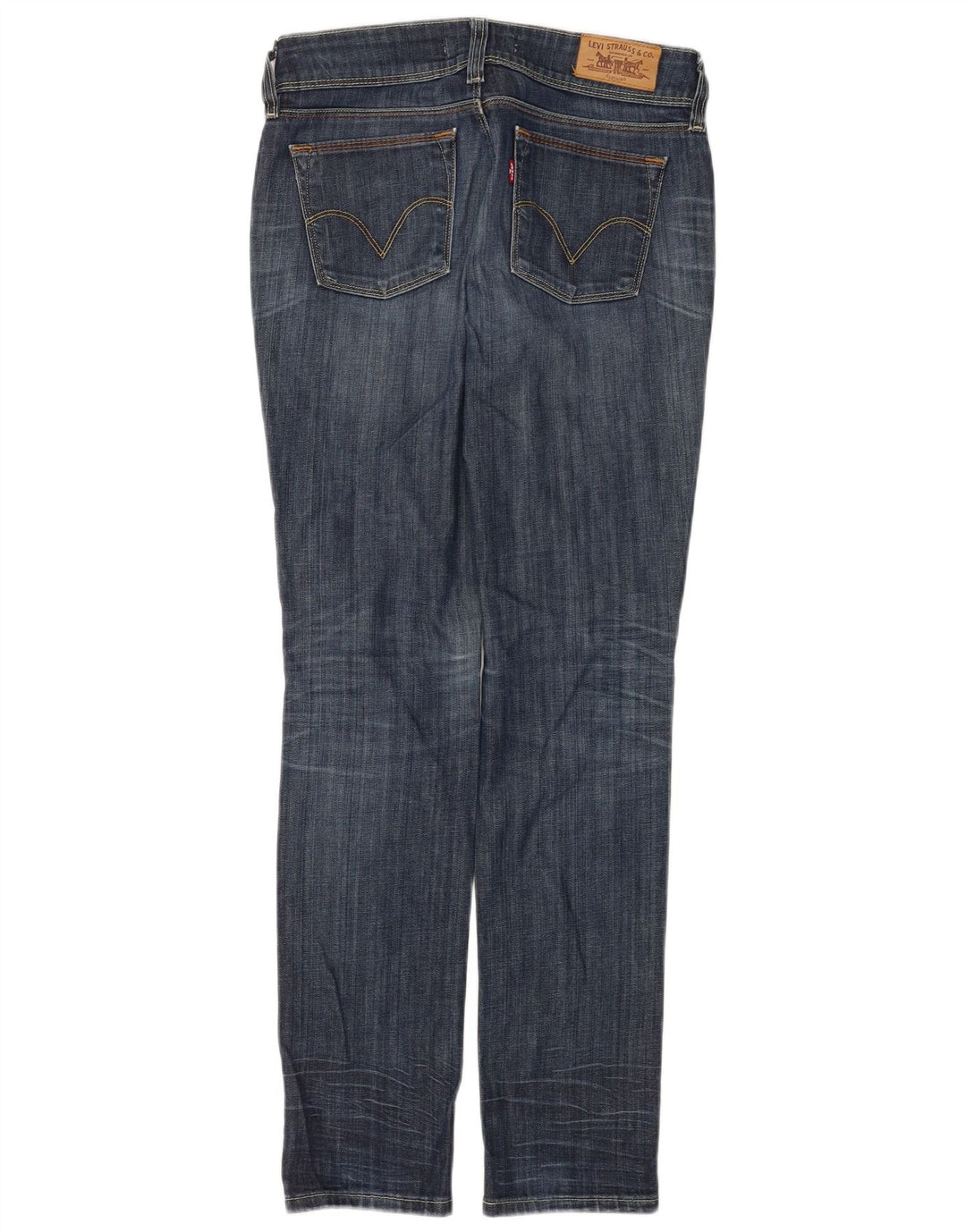 Blugi Levi's 571 Slim pentru femei W29 L32 bumbac bleumarin
