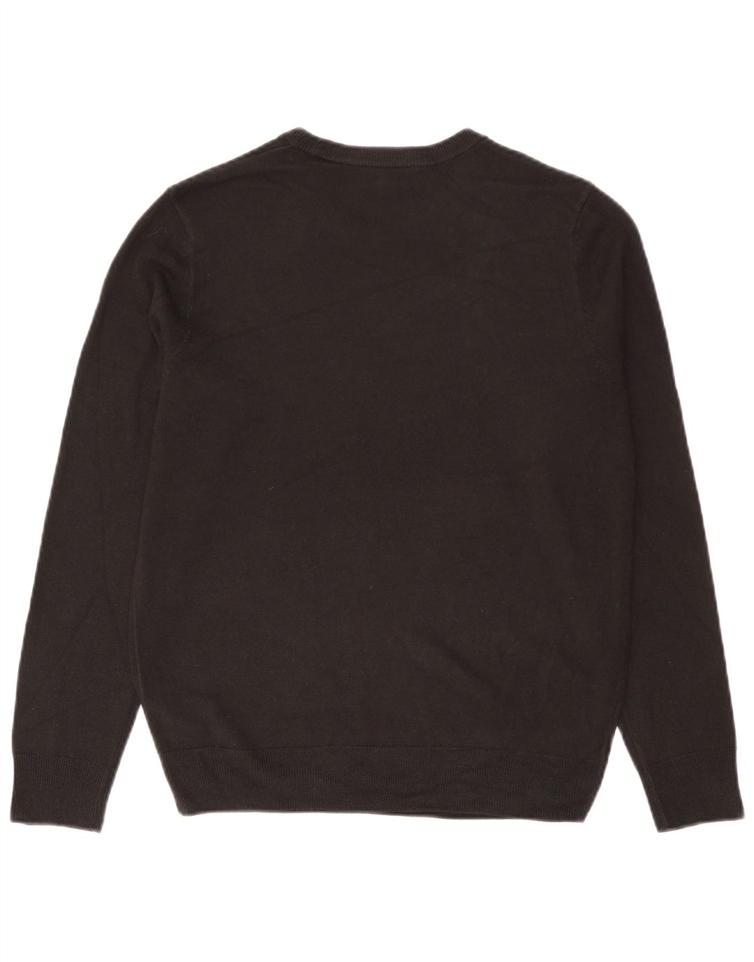 Pulover pentru bărbați Marks & Spencer cu decolteu rotund, UK 38/40, gri mediu acrilic