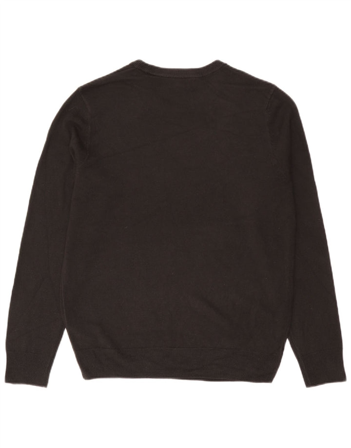 Pulover pentru bărbați Marks & Spencer cu decolteu rotund, UK 38/40, gri mediu acrilic