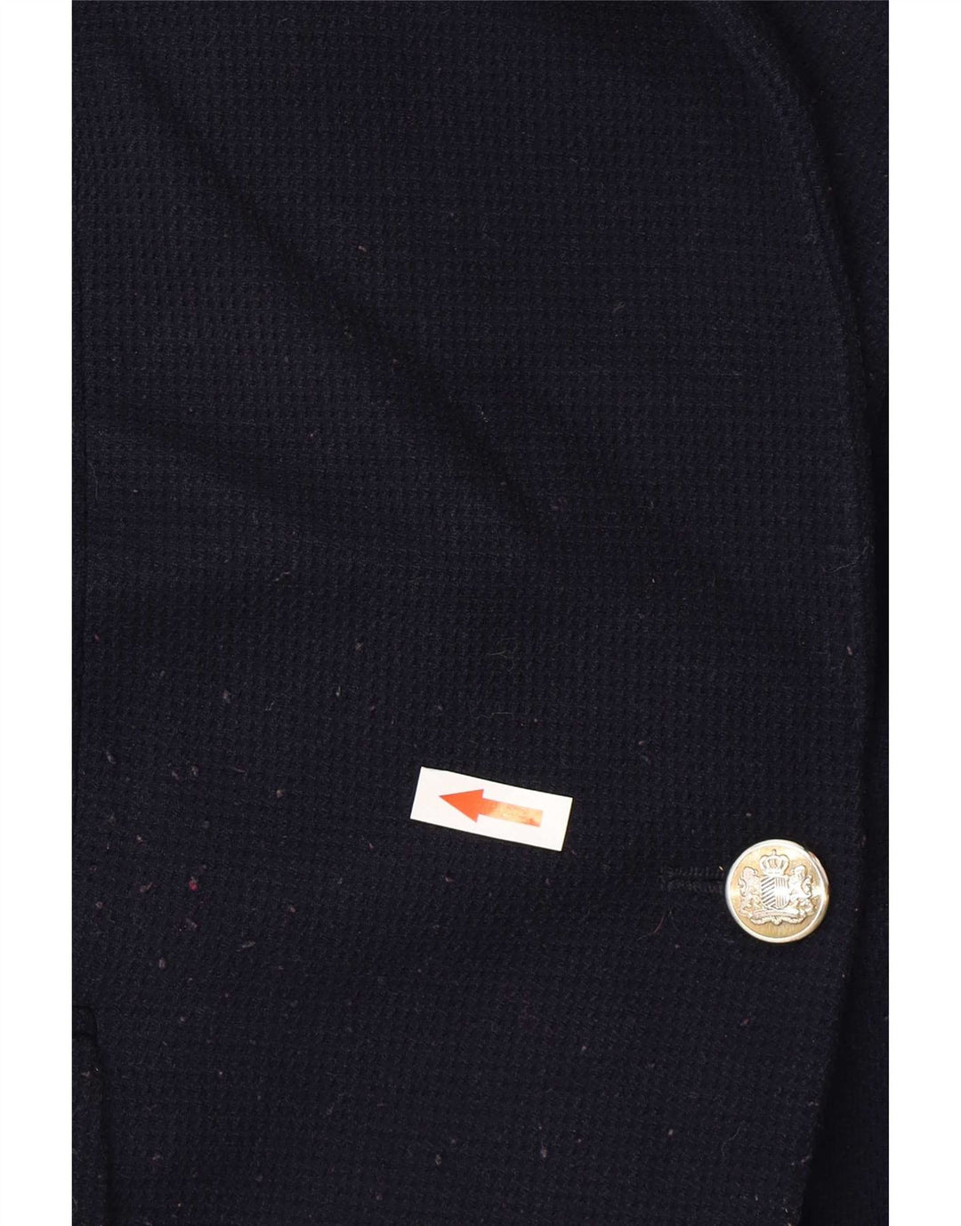 Jachetă Blazer pentru femei Zara, cu 1 nasture, UK 14, mare, bleumarin, poliester