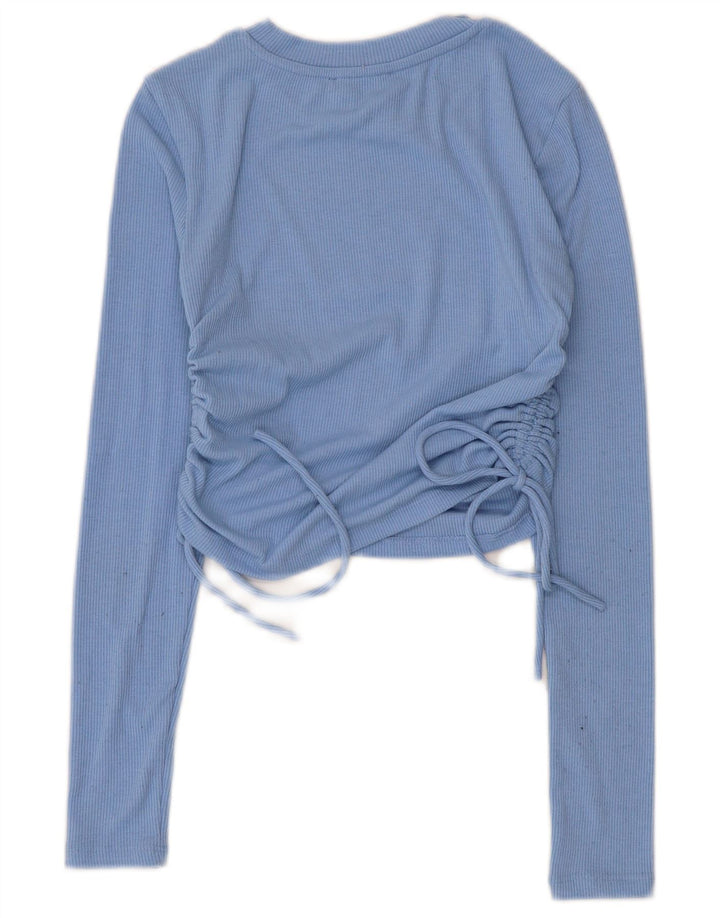 Bluză cu mânecă lungă pentru femei Zara UK 8 Small Blue