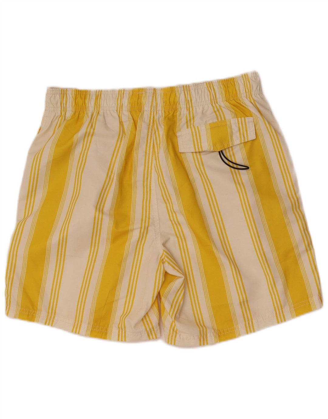 Pantaloni scurți de înot pentru bărbați Zara, poliester cu dungi galbene medii