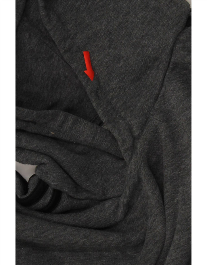 Pulover Adidas pentru bărbați, bumbac, gri mic