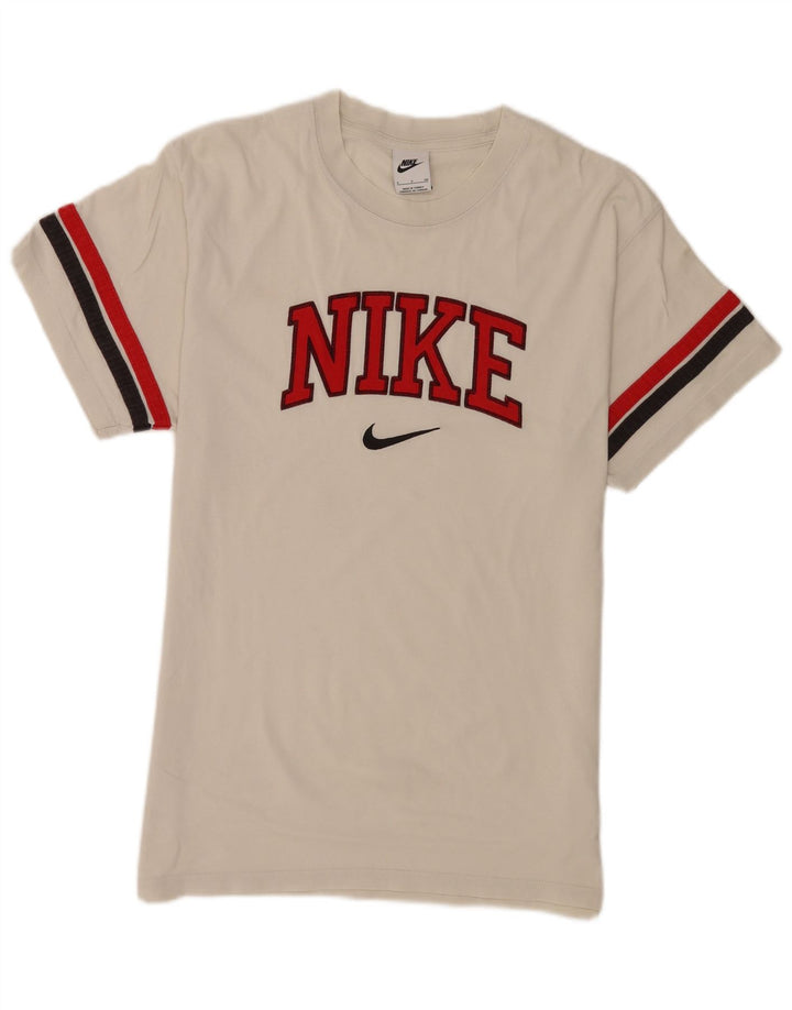 Tricou grafic Nike pentru bărbați Top mic din bumbac cu dungi albe
