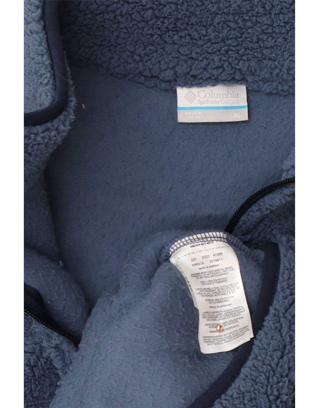 Jachetă fleece Columbia pentru bărbați UK 42 XL poliester albastru