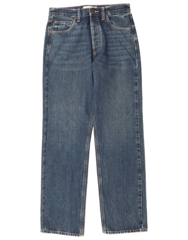 Blugi drepti pentru femei Topshop Kort W28 L32 Bumbac albastru
