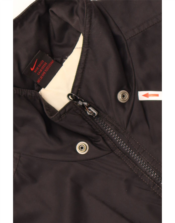 Jachetă de vânt cu grafică Nike pentru bărbați UK 39/41 Medium Negru