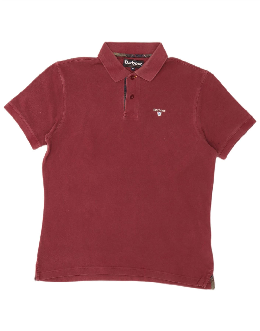 Cămașă polo pentru bărbați Barbour Burgundy mediu