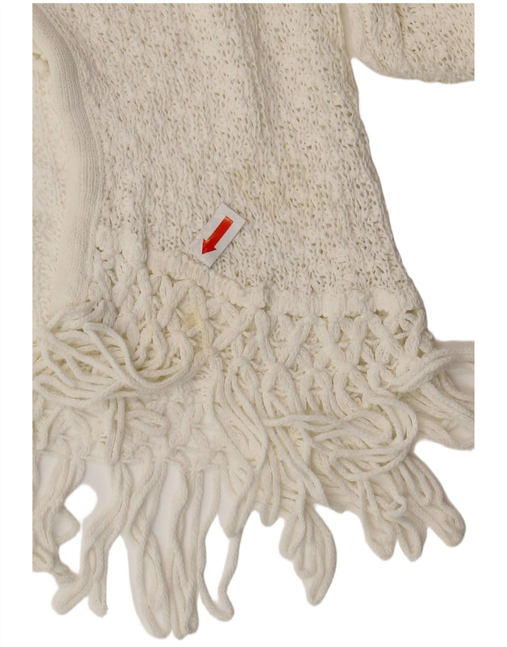 LIU JO Womens Cardigan Top UK 2 2XS White