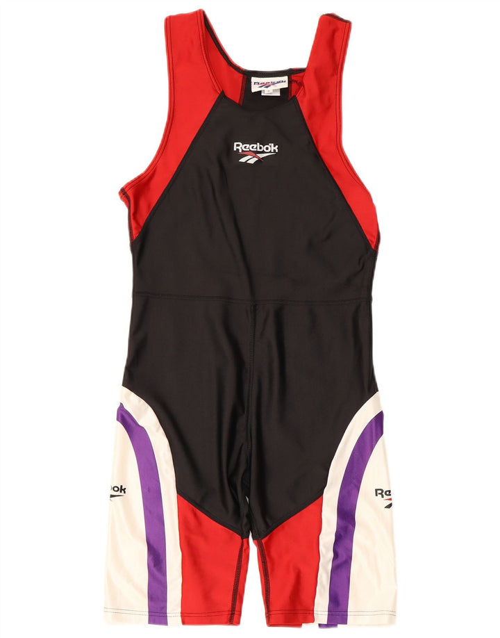 Costume de baie Reebok pentru femei UK 10 Small Black Colorblock Poliester