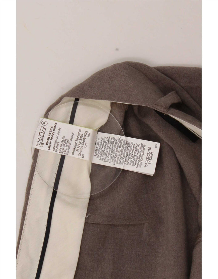 Pantaloni de costum Bootcut pentru femei Marks & Spencer UK 10 Small W30 L27 Gri